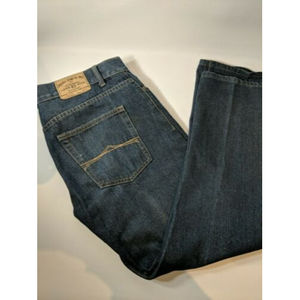 Men's Pants Cool Plugg 34 x 30 Loose Fit Med Wash Denim 100% Cotton Jeans